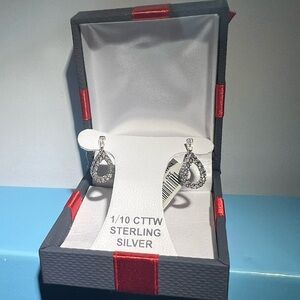 Elegant Sterling Silver Teardrop Earrings